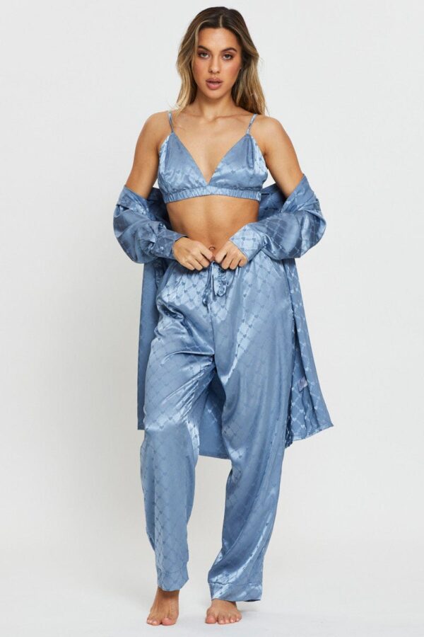 Blue Mix And Match Bralette Satin - Image 2
